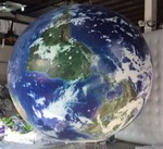 Inflatable the earth,the globe,earth,globosity,terrestrial globe with lighting